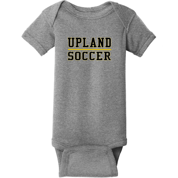 Upland Soccer Infant Short Sleeve Baby Rib Bodysuit