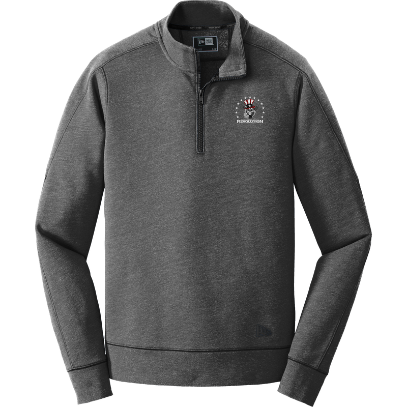 Phila Revolution New Era Tri-Blend Fleece 1/4-Zip Pullover