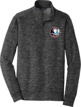 Jersey Shore Whalers PosiCharge Electric Heather Fleece 1/4-Zip Pullover