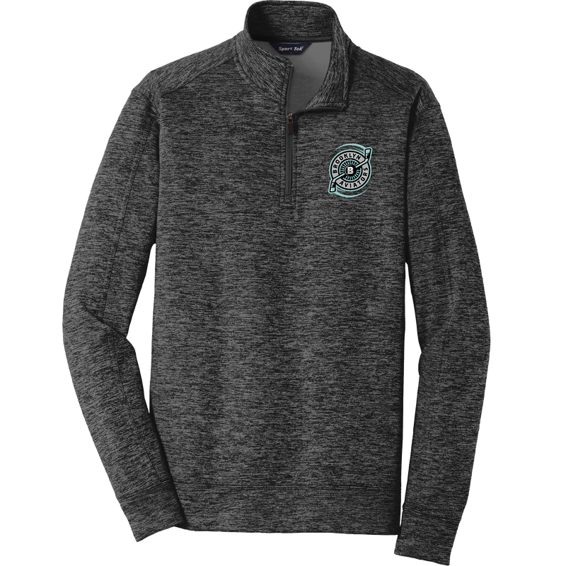 Brooklyn Aviators PosiCharge Electric Heather Fleece 1/4-Zip Pullover