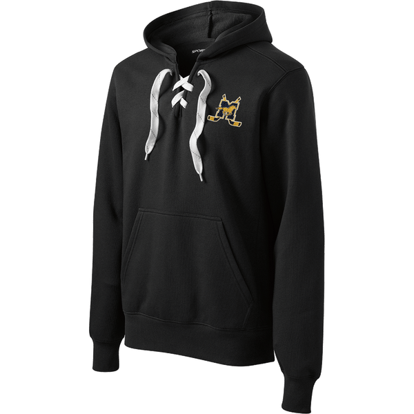 Marlboro Hockey Lace Up Pullover Hooded Sweatshirt