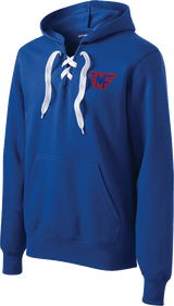 Mid-Fairfield Lace Up Pullover Hooded Sweatshirt