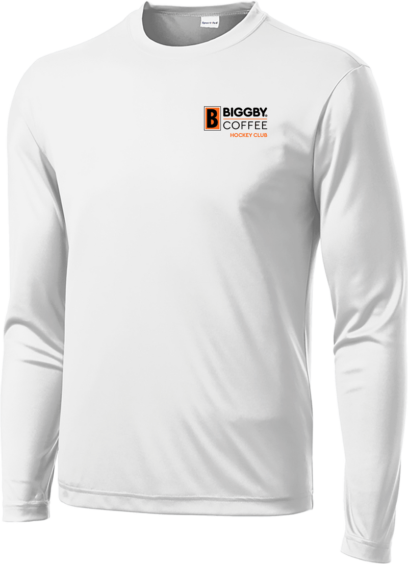 Biggby Coffee Hockey Club Long Sleeve PosiCharge Competitor Tee