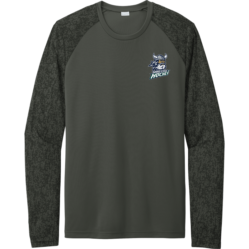 Hard Edge Hockey Long Sleeve Digi Camo Tee