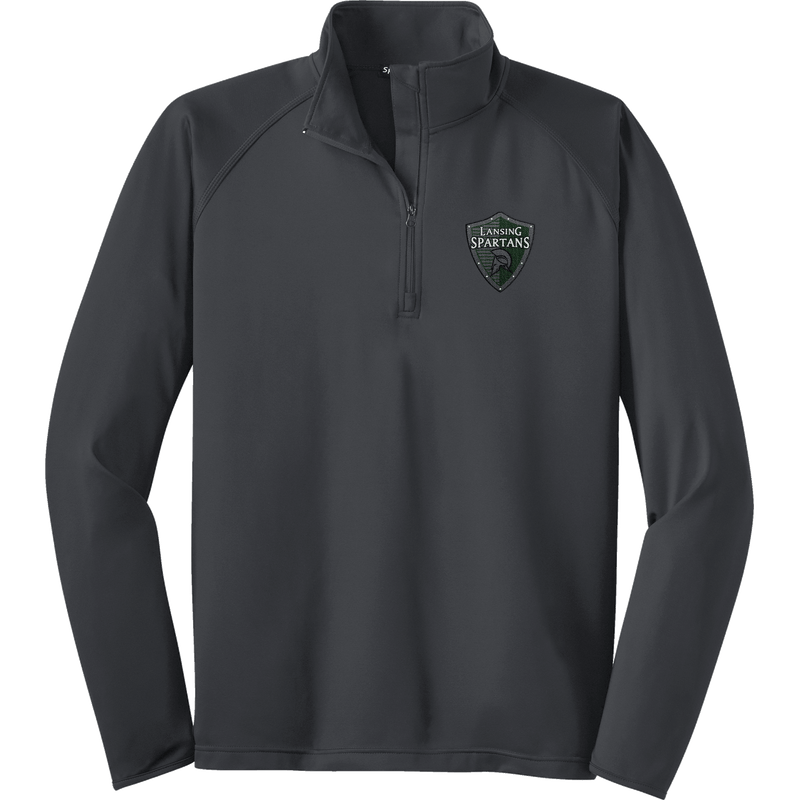 Lansing Spartans Sport-Wick Stretch 1/4-Zip Pullover