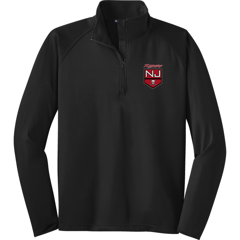 NJ Raiders Sport-Wick Stretch 1/4-Zip Pullover