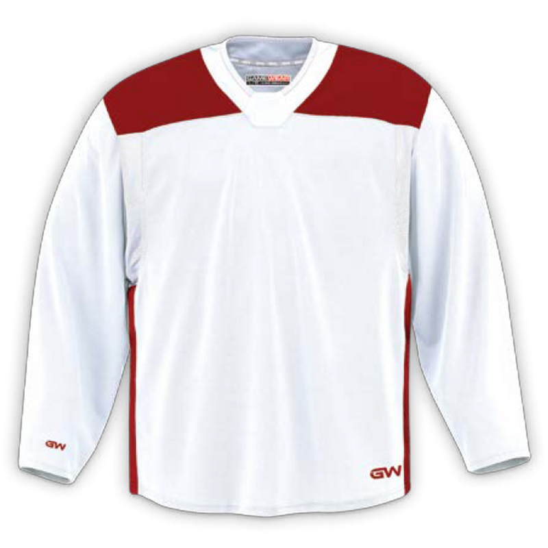 Gamewear Two-Tone Practice Jersey - White/Red