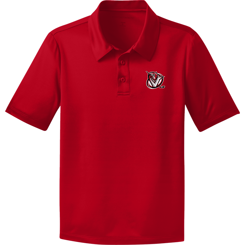 Venom Hockey Club Youth Silk Touch Performance Polo