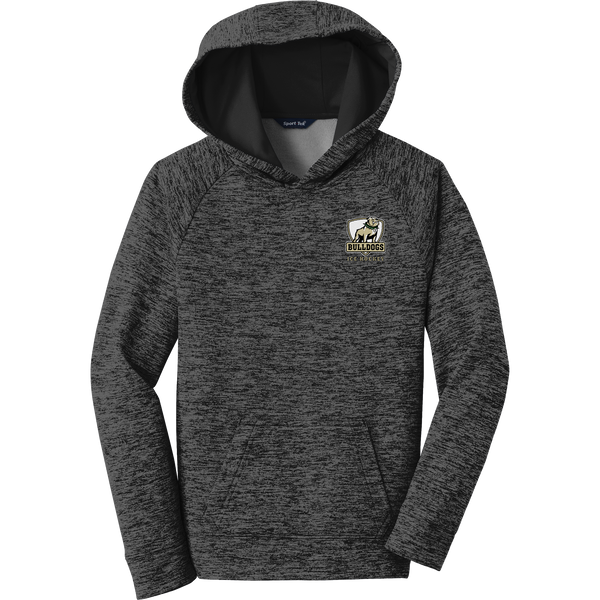 HVM Bulldogs Youth PosiCharge Electric Heather Fleece Hooded Pullover