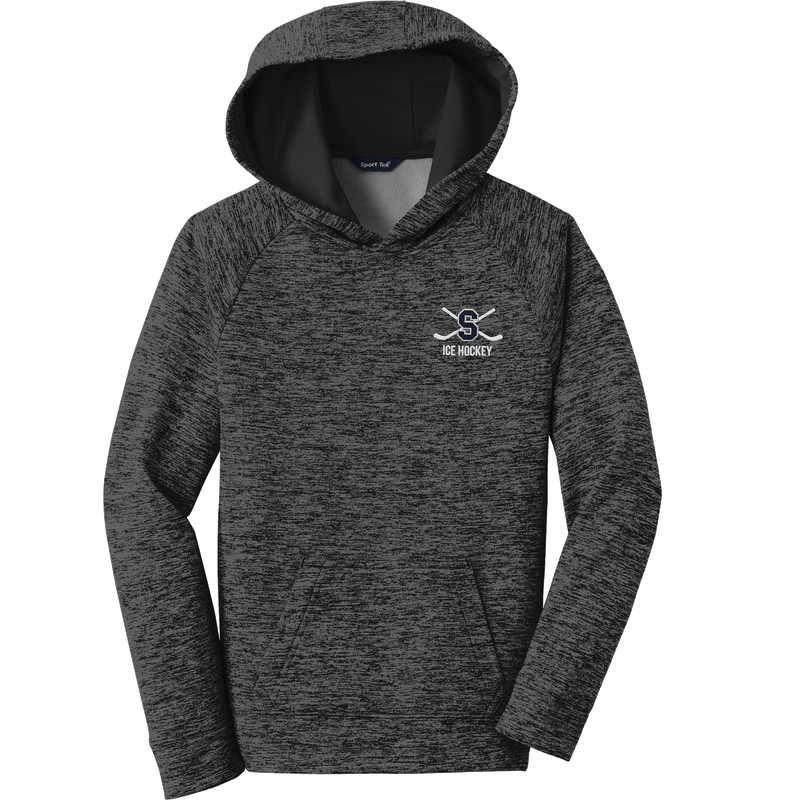 Midd South Hockey Youth PosiCharge Electric Heather Fleece Hooded Pullover