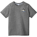 Mid-State Mustangs Youth PosiCharge Tri-Blend Wicking Raglan Tee