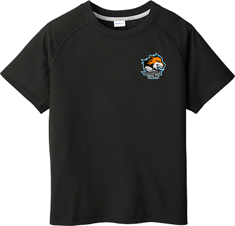 Woodridge Wild Youth PosiCharge  Tri-Blend Wicking Raglan Tee